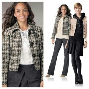 CAbi #630 Jacket Corporate Blazer Tweed Boucle